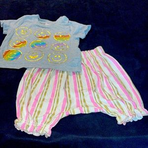 Peek 2 piece set size 3-6 months
